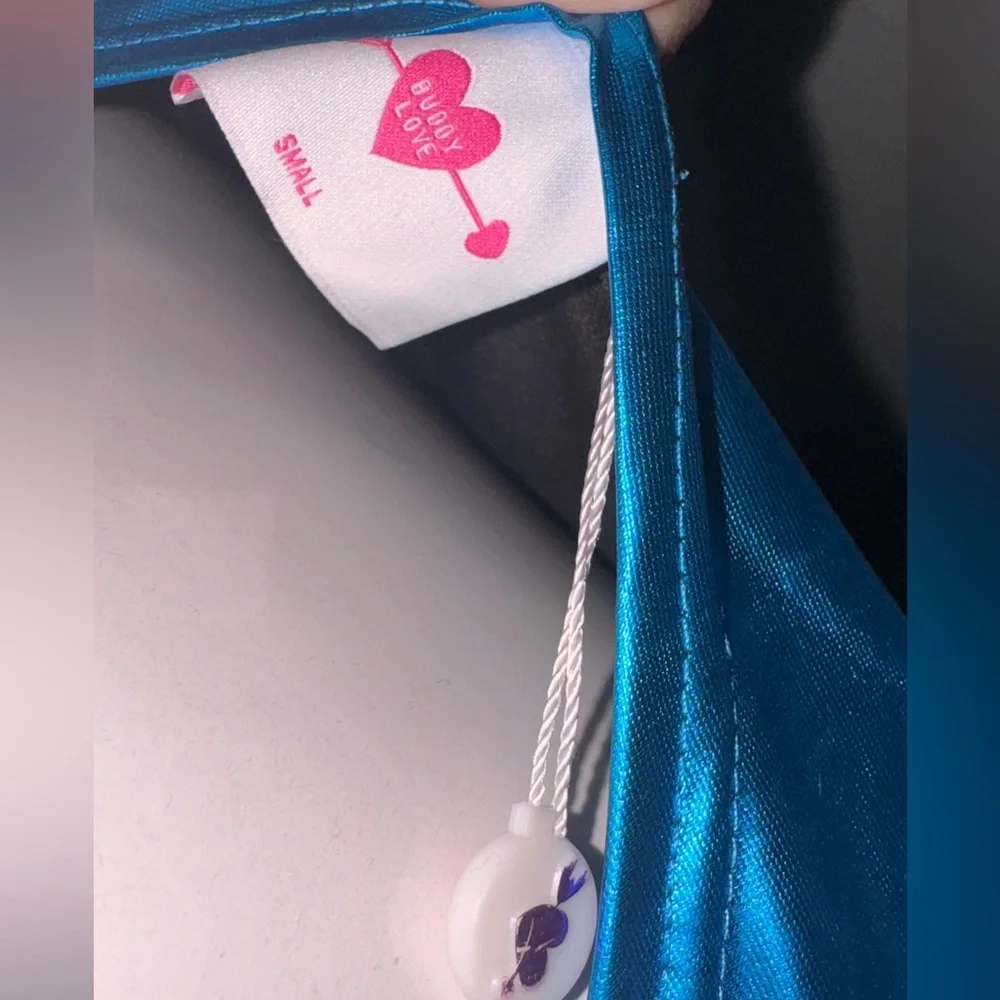 Buddy Love “Cyrus” Metallic Ruched Mini Dress - Picture 3 of 3